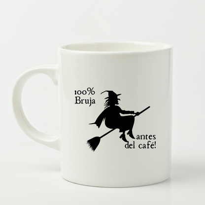 Taza 11 Oz. 100% Bruja Antes del Café