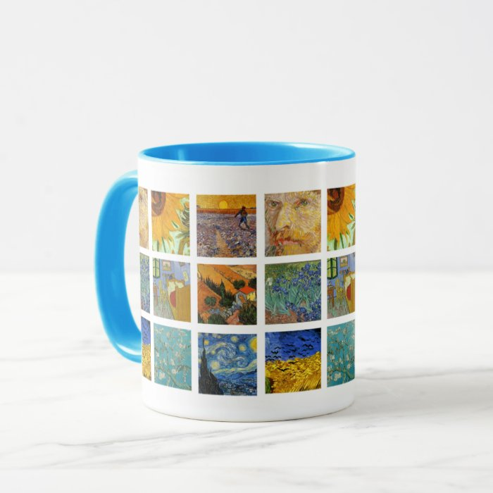 Taza Collage Van Gogh