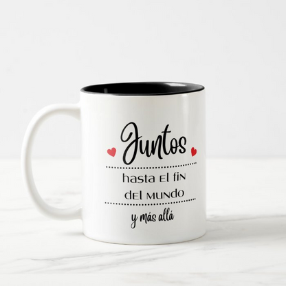 Taza Juntos hasta el fin del mundo